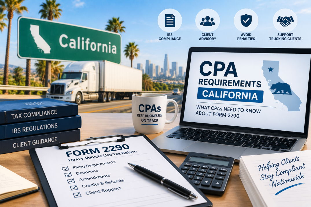 CPA Requirements California: What CPAs Need to Know About Form 2290